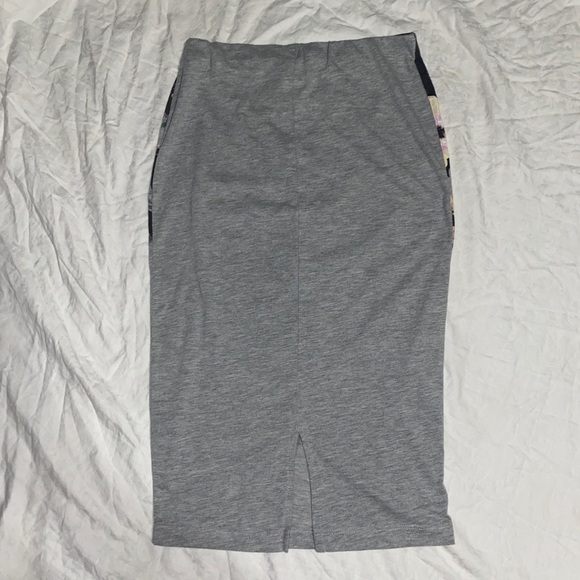 NWT! ASOS Hawaiian Floral Print Maxi Midi Pencil Skirt Size 8 Back Slit - Picture 4 of 9